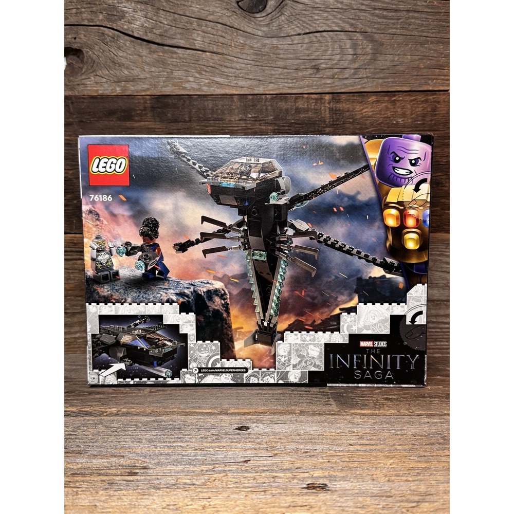 LEGO 76186 Black Panther Dragon Flyer Set NEW Shuri Chitauri Marvel
